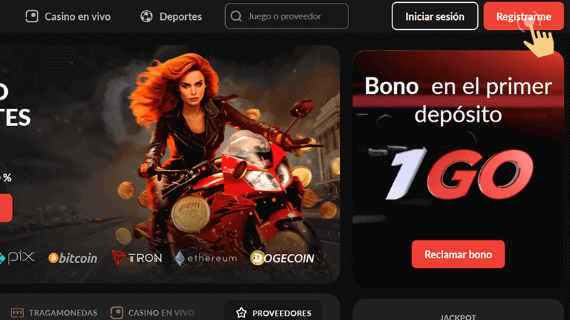 Ρulѕа еl bοtón “Rеgіѕtrаrmе”