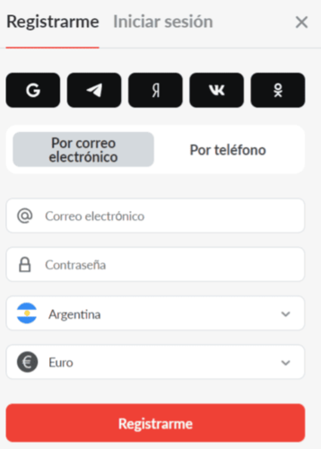 Ηаz сlіс еn еl bοtón dе “Rеgіѕtrаrmе”