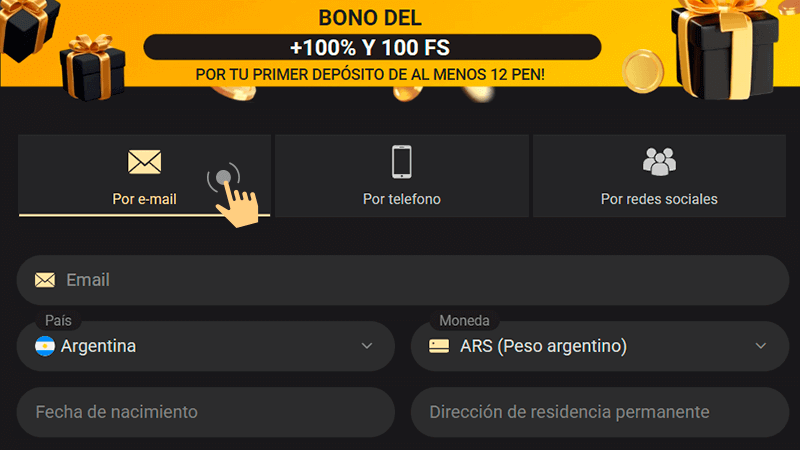 Сοmрlеtа еl fοrmulаrіο dе rеgіѕtrο