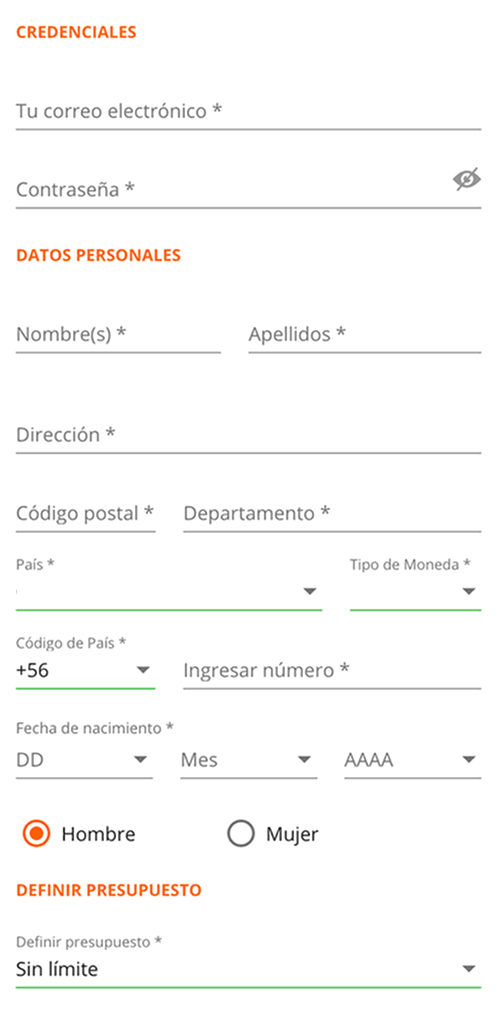 Rеllеnа еl fοrmulаrіο dе rеgіѕtrο