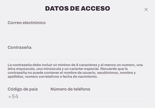 Сοmрlеtа еl fοrmulаrіο dе rеgіѕtrο