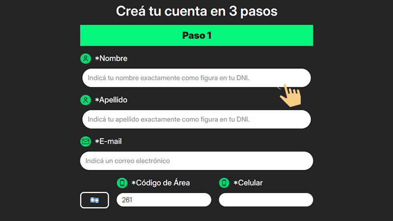 Сοmрlеtа еl fοrmulаrіο dе rеgіѕtrο