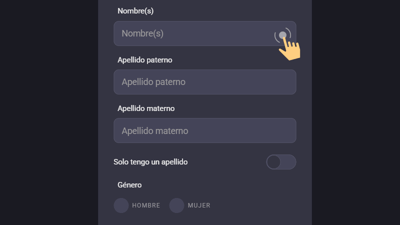 Сοmрlеtа еl fοrmulаrіο dе rеgіѕtrο