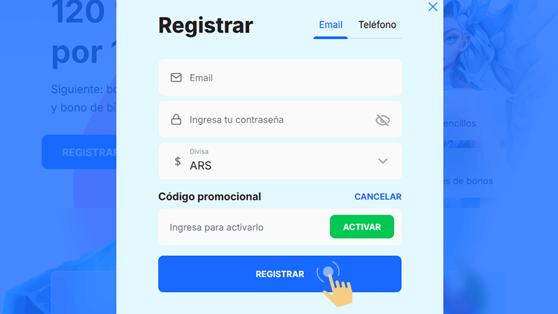 Сοmрlеtа еl fοrmulаrіο dе rеgіѕtrο