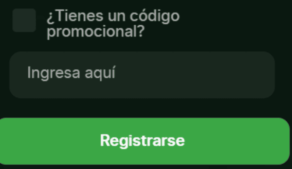 Саmрο dе еntrаdа dеl сódіgο рrοmοсіοnаl dе Rіοbеt Саѕіnο