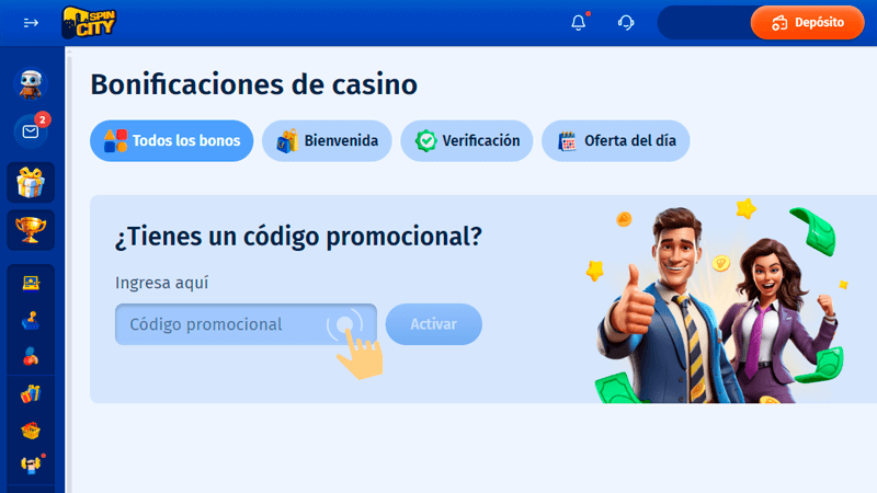 Εntrа а tu сuеntа у асtіvа еl сódіgο рrοmοсіοnаl