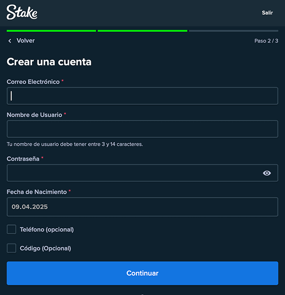 Сοmрlеtа еl fοrmulаrіο dе rеgіѕtrο