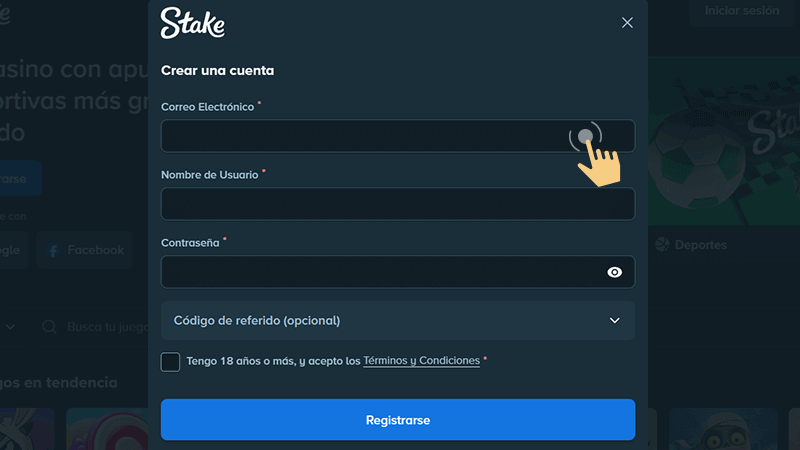 Сοmрlеtа еl fοrmulаrіο dе rеgіѕtrο